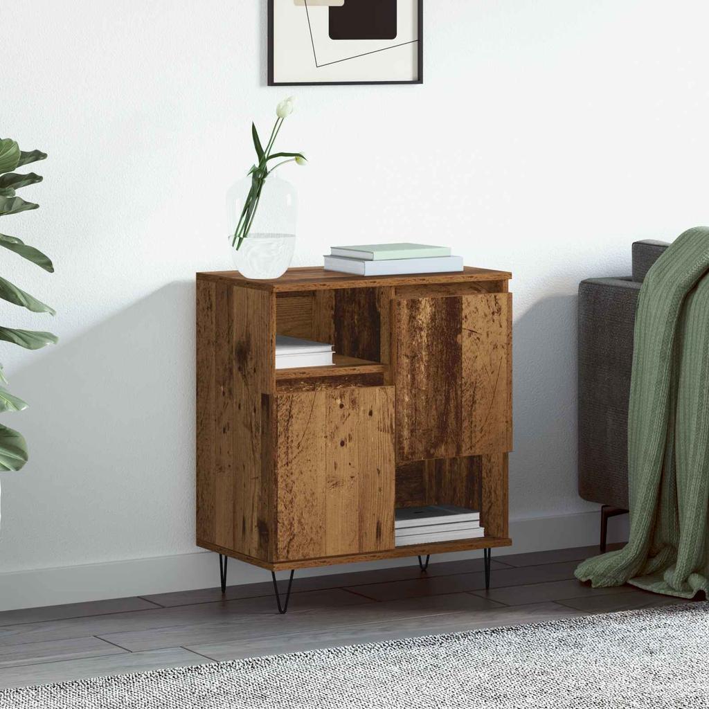 Sideboard Reclaimed Wood 60 X 35 X 70 Cm