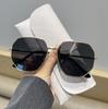 Sunglasses Polygon Sunscreen Shade Summer UV Protection Sunglasses Women's New Metal Frame