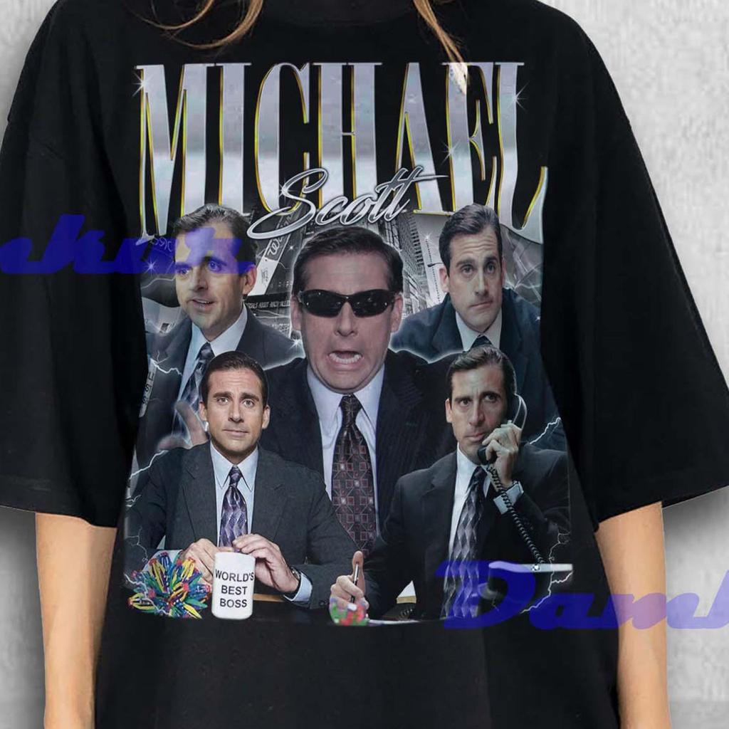 Maglietta Michael Scott, Maglietta Vintage Michael Scott, T-shirt Retro Michael Scott, Magliette Bootleg Michael Scott, Felpa Merch Michael Scott