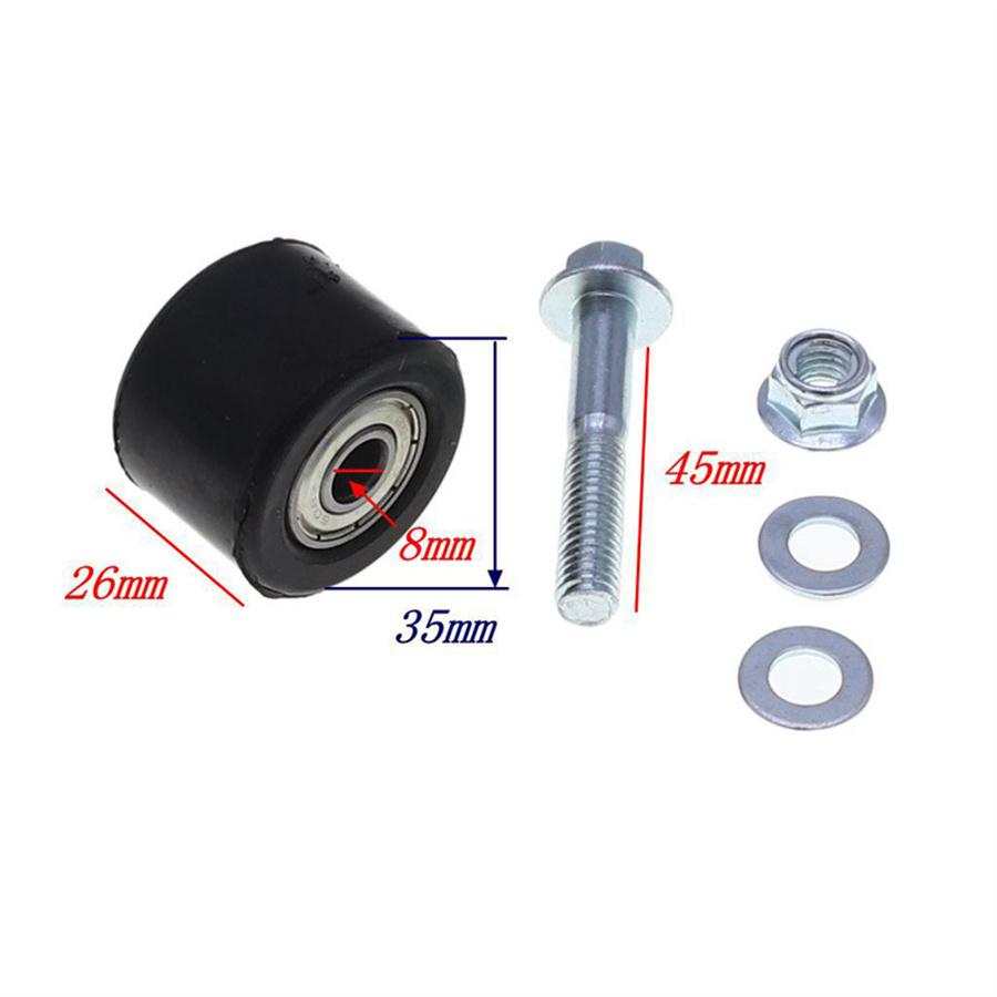 Upper & Lower Swingarm Chain Roller W/Dual Bearings for Yamaha # 3TB-22178-00-00