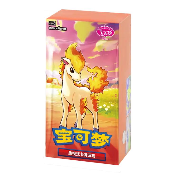 Set di Carte Pokemon Cinesi Tcg Gem Pack Volume 4 Booster Box (18 confezioni)