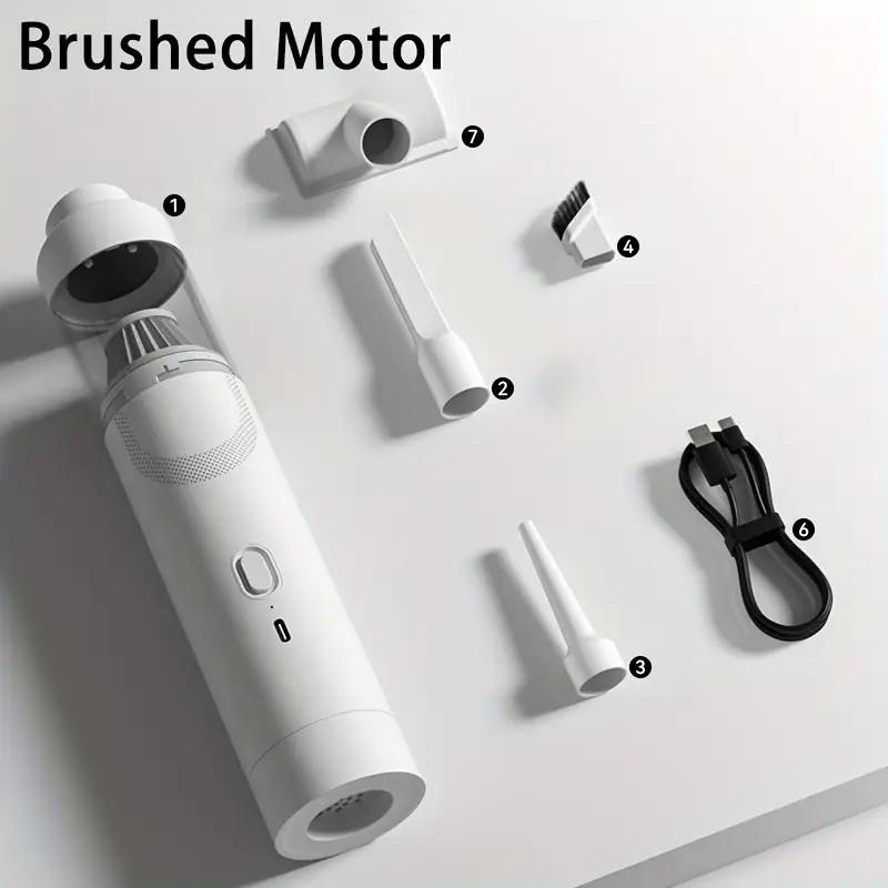 Tragbarer Autostaubsauger Handstaubsauger Bürstenloser Staubsauger Kabelloser Staubbehälter Saug- und Blasfunktion Tierhaarsaugfunktion