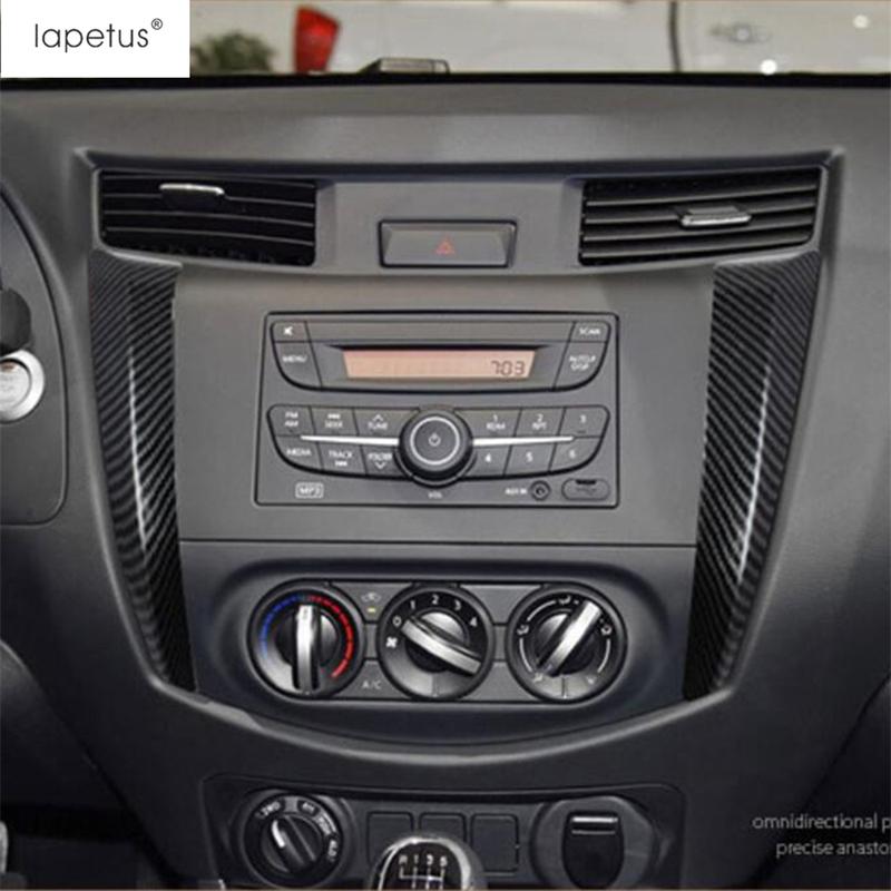 Side Air AC Vent Handle Bowl Gear Shift Head Cover Trim For Nissan Navara NP300 / Terra 2017 -  ABS Carbon Fiber Accessories