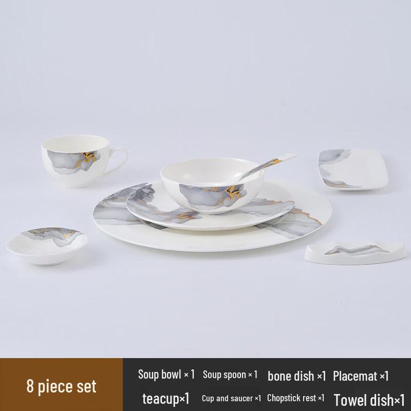

Mannuoduozhi Bone China Tableware Set