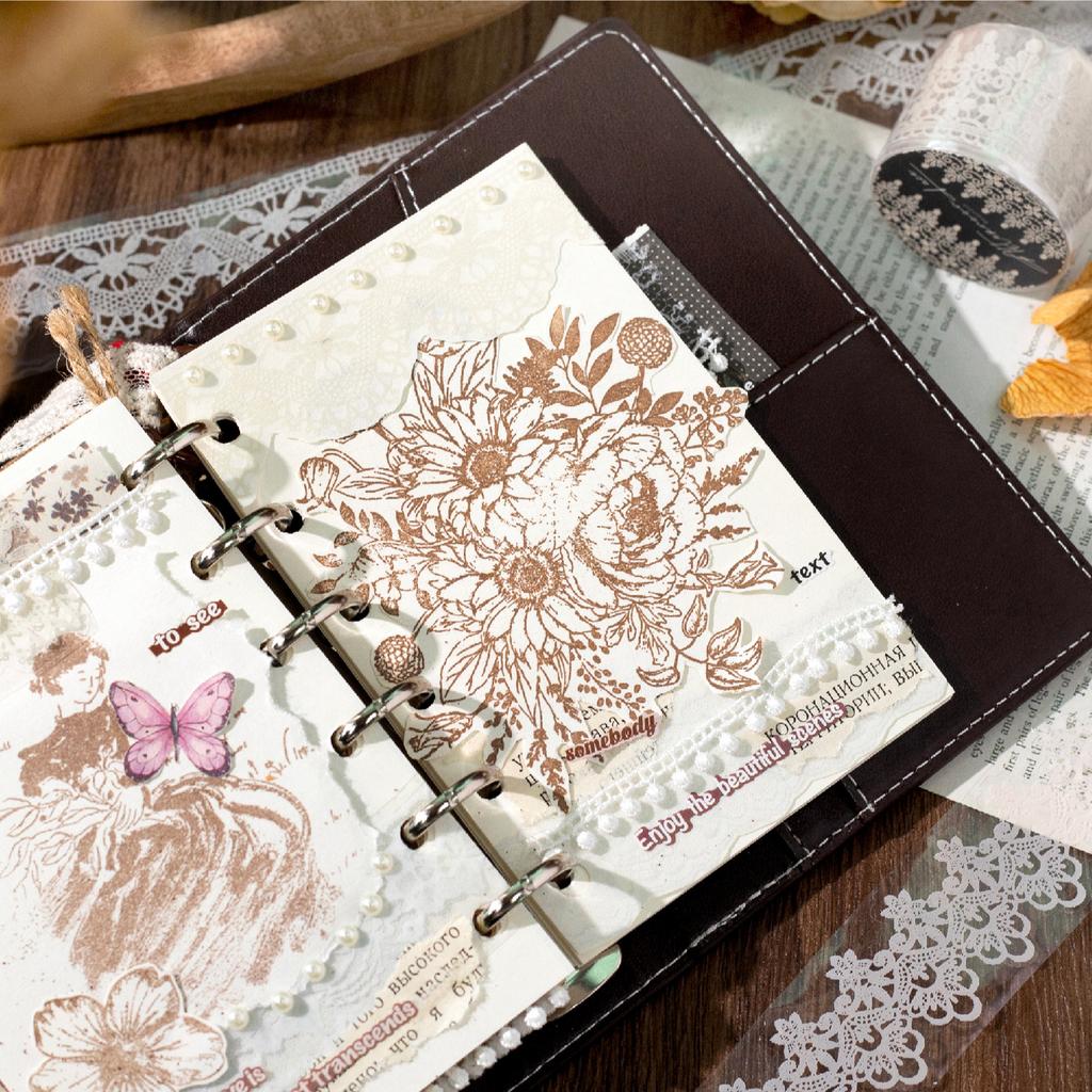 1pcs/1lot Decorative Adhesive Tapes Afternoon lace Tapes DIY Paper Scrapbooking Japanese Stickers