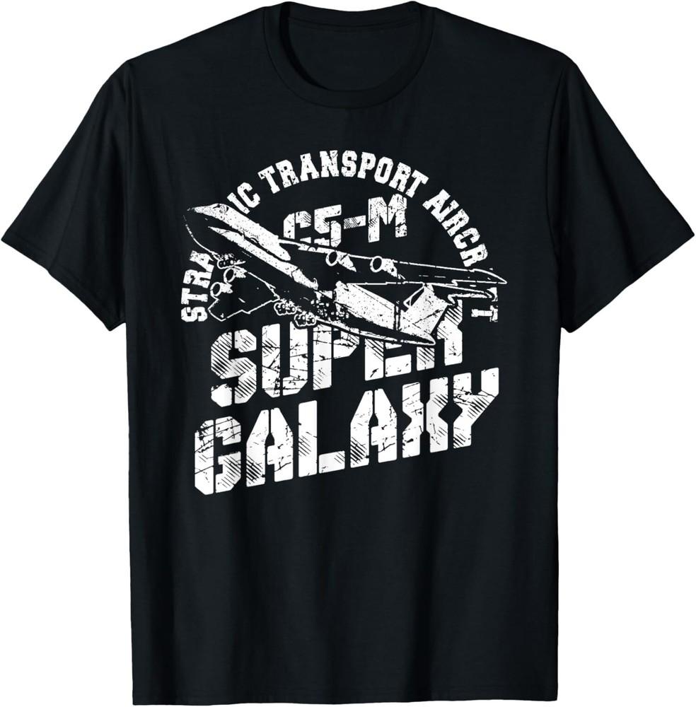 

New Limited Super Galaxy C5-M USAF Strategic Transport Aircraft Military T-Shirt Tops Tee XL