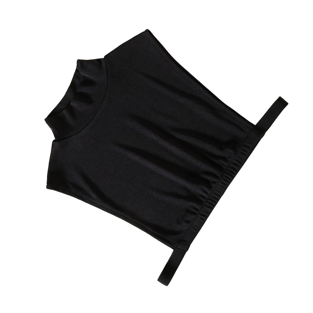 Womens Fake Collar Universal Removable Elegant Half Turtleneck Insert Collar Solid Color Half Top Blouses Neck Warmer