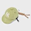 Basic Suede Ball Cap Pouch Keyring NY (L.Green)