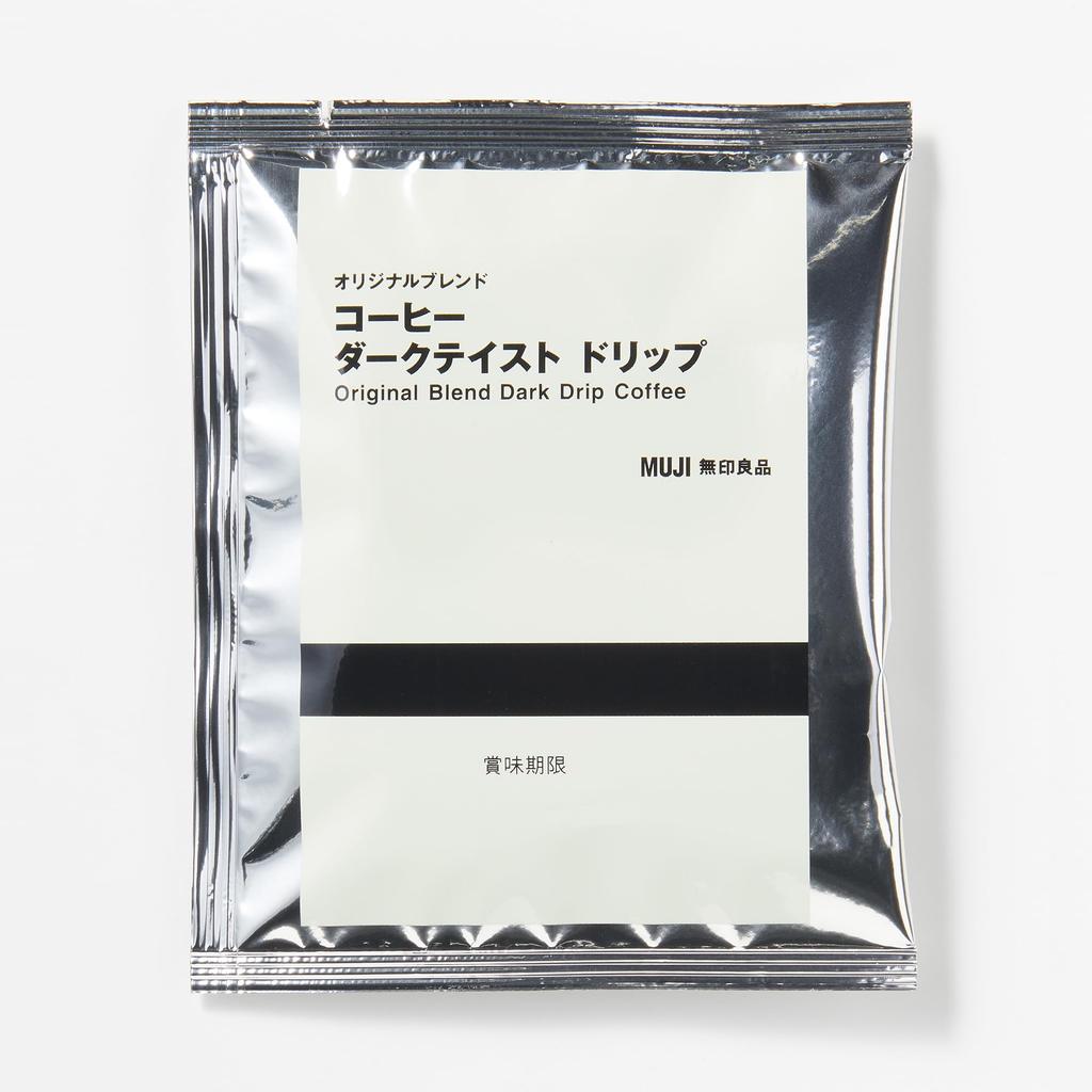 MUJI Original Blend Dark 70g x 7 83782115 Coffee, Taste, Drip, (10g bags)