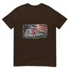 Driver Trucker Us Flag Semi Truck Patriotic 4th Of July Unisex TShirt