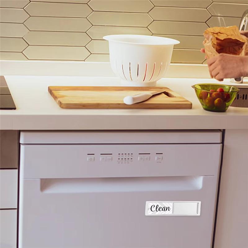 For Dishwasher Magnet For Dishwasher Indicator Fridge Double-Sided Magnetic Refrigerator Sticker Guide Sign A