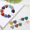 Heart-Shaped Natural Crystal Gemstone Pendant (20mm)