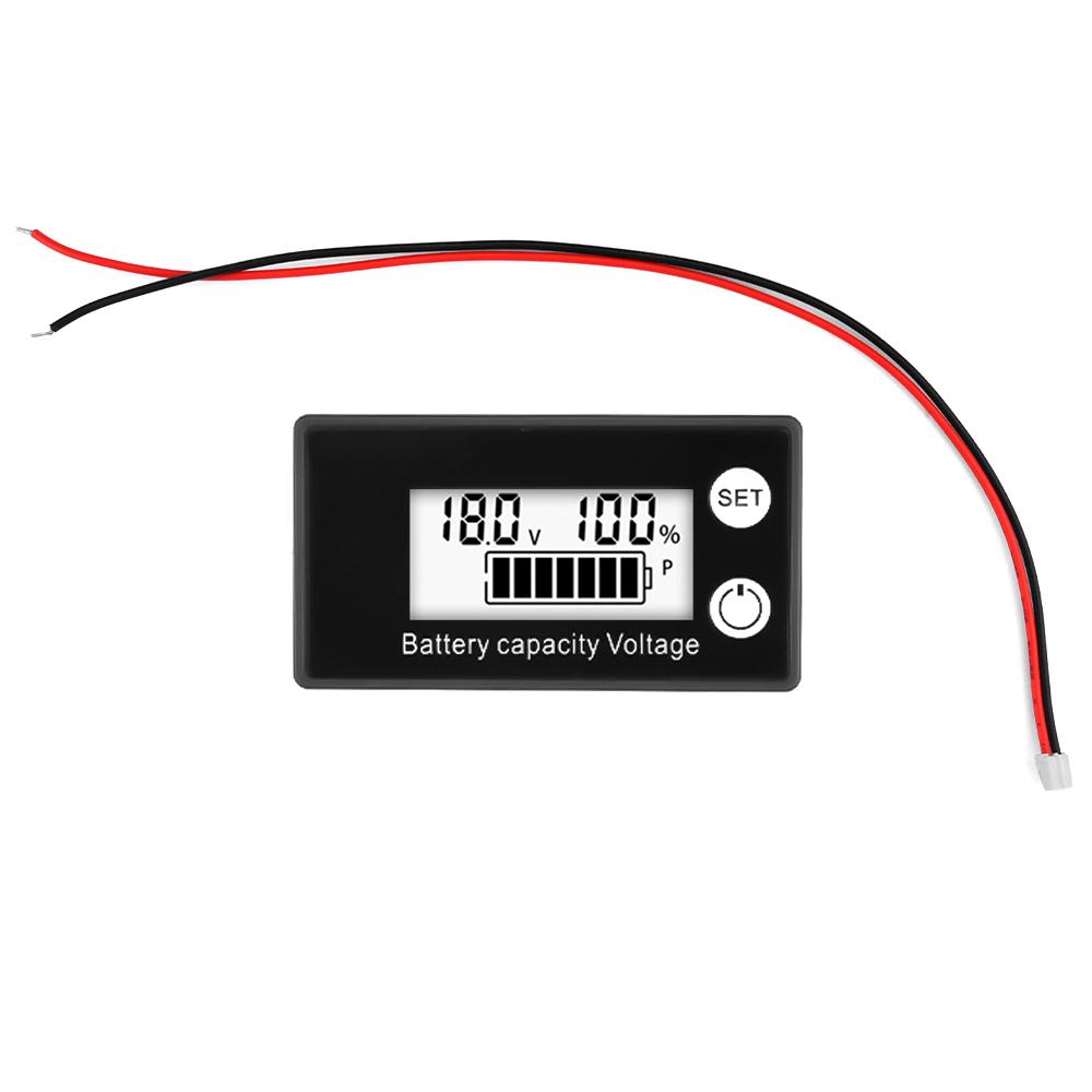 DC8-100V LCD Digitales Messgerät 6133A Batteriekapazitätsanzeige Lithium-Ionen-Eisenphosphat-Batterie 12V 24V 36V 48V 60V 72V Voltmeter