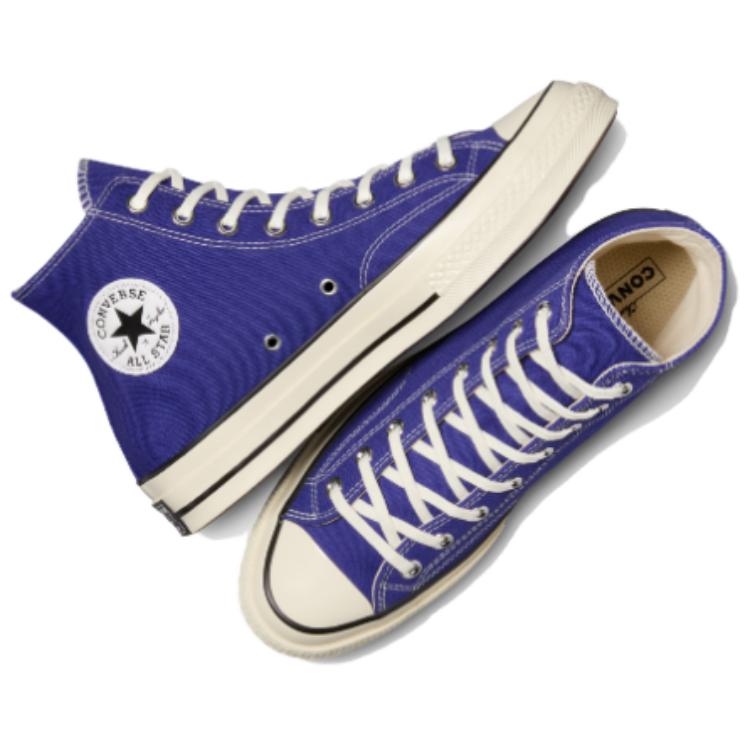 Converse Chuck 70 High Night Indigo Sneakers Unisex Blu Egret Nero A09466C