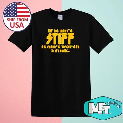 Stiff Records Herren Schwarz Größe S-5XL