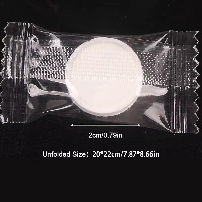 Portable Compressed Towel Disposable Face Cleaning Soft Compressed Hand Wipe Towel Non-Woven Makeup Wipes