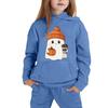 Kids Hoodie Sweatshirt Halloween Ghost Print Pullover Long Sleeve Hooded Top for Boys Girls Soft Comfortable Casual Wear