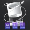 Lámpara Asesina de Mosquitos UV Silenciosa Fotocatalizador Matamoscas 1 Pieza Carga USB Fácil de Limpiar para Uso en Hogar Hotel Dormitorio