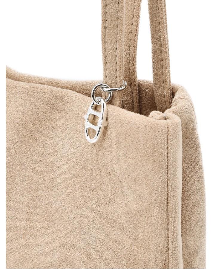 Athe Vanessabruno Beige Suede Tote And Crossbody S Aawa6E011I1