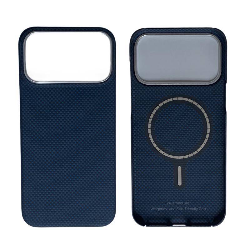 iPhone 17 Pro Kevlar Aramid Fiber Magnetic Case - Fingerprint Resistant