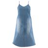 Plus Size Women's Denim Strappy Long Dress