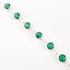 Chrome Diopside Gemstone 925 Sterling Silver Jewelry Handmade Women's Bracelet RB-14-1