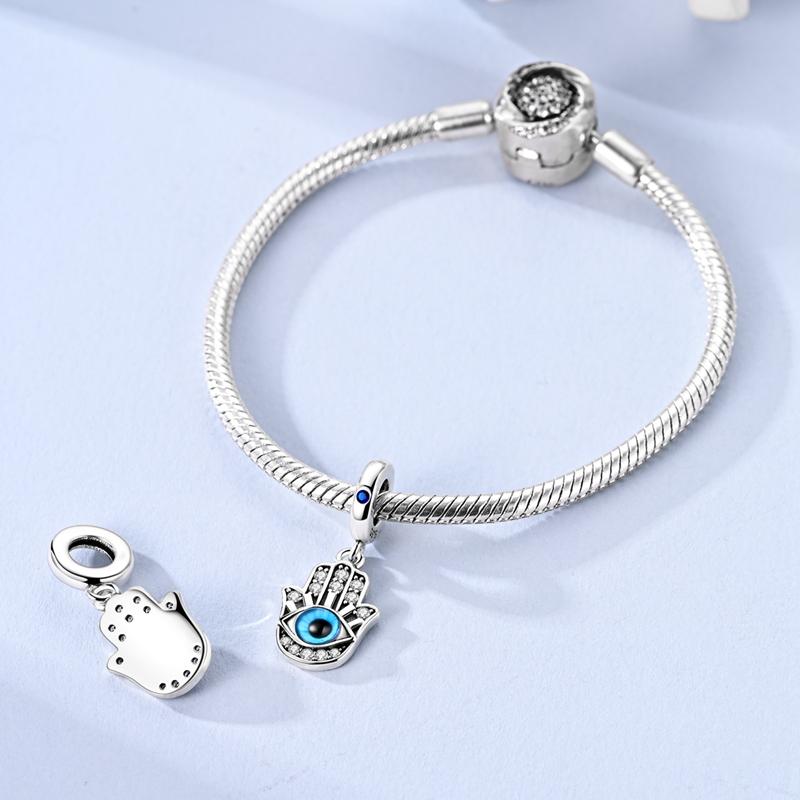 Charm Inimă Fluture Cupru Strălucitor Diamante Complete Pentru Brățară Originală Mărgele Pavé Fulg de Nea Bijuterii Cadou de Sărbători