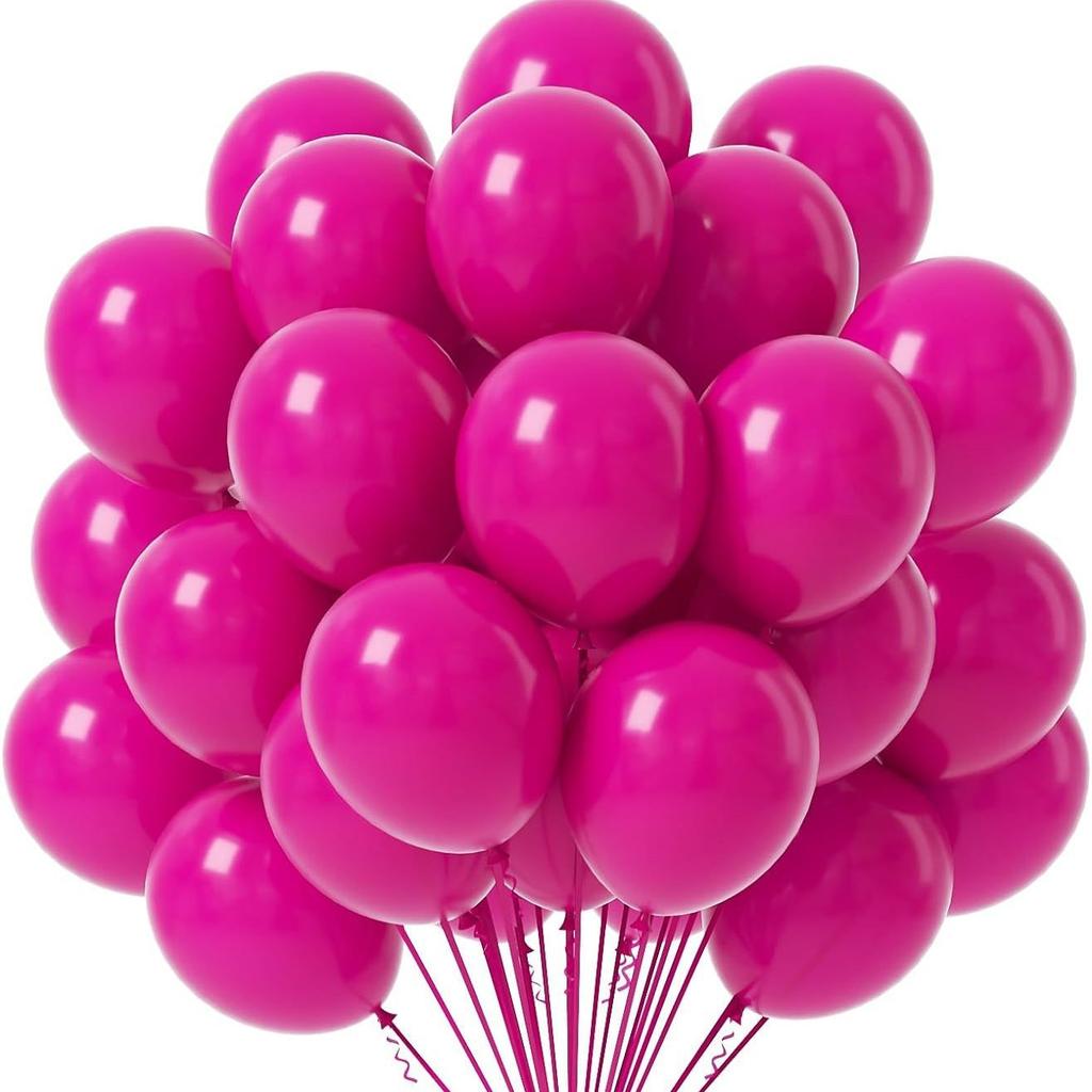 100ks balónků na párty, 10palcové prémiové rozmanité barevné balónky, velké balení silných latexových balónků na narozeniny, párty, Vánoce a svatbu