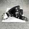 New Brand Design High Quality Luxury Belt for Men and Women Black PU Leather Belt Jeans Punk Tight Corset Belt