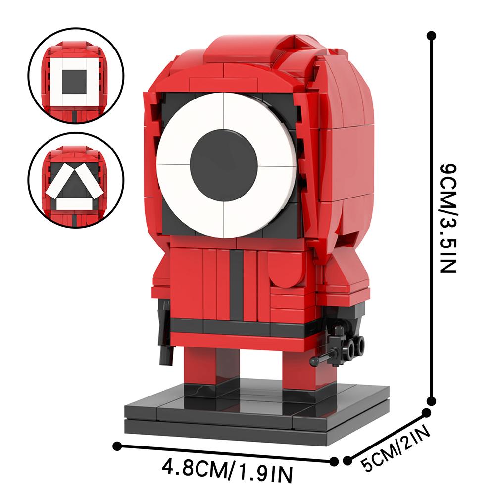 MOOXI Movie TV Series 149Pcs Bricks Game Administrator BrickHeadsed Building Blocks Kids Toys For Children Birthday Gift MOC7302