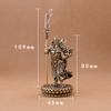 1 stück Kupfer Chinesische Feng Shui Guan Gong Statue Gott des Krieges Antike Skulptur Hause Dekoration Feng Shui Ornament Schreibtisch Dekor handwerk