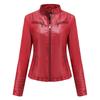 New women's leather jacket women's spring and autumn thin locomotive clothing leather jacket short fashion women's jacket