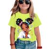 Colorful Child T-Shirt Summer Short Sleeve T-Shirts for Girls Tops Fashion Little Girl Clothes Casual O-Neck Boy Child Tee Shirt
