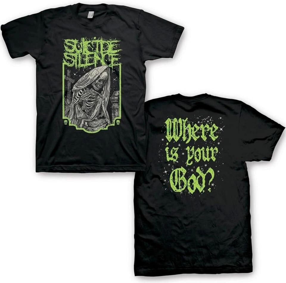 Suicide Silence Where Is Your God Front & Back Black All Size T-Shirt OM219
