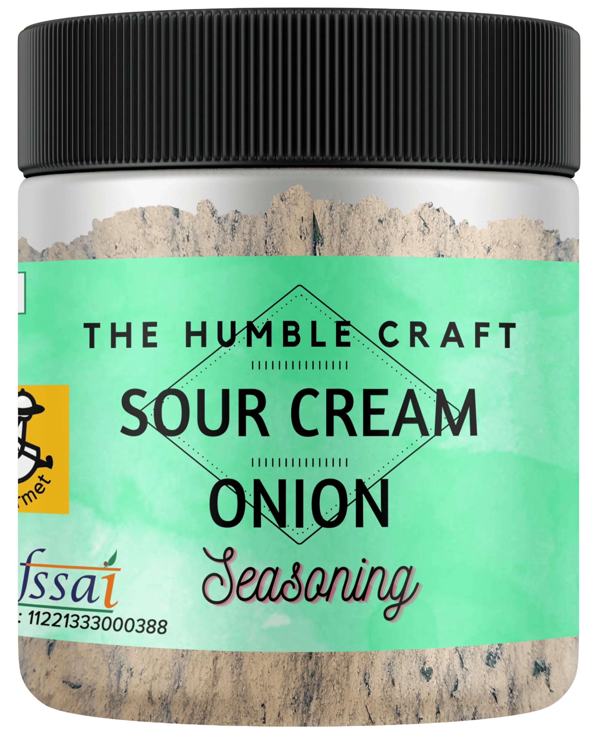 The Humble Craft Sour Cream & Onion Seasoning Powder, Cream and Onion Powder Seasoning, Popcorn & Chips Masala - 100g
