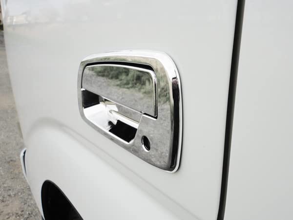 Chrome Door Handle Covers with Hino TRISTAR'S 4-Piece (Compatible Dutro/Toyota Dyna/Toyoace)