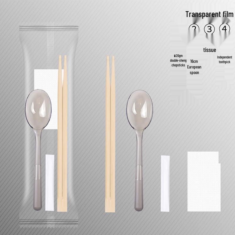 Disposable Cutlery 4-Piece Set