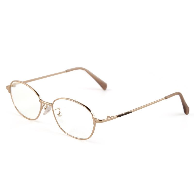Fashion metal oval anti-blue reading glasses femininity watch mobile phone anti-fatigue high definition reading glasses men