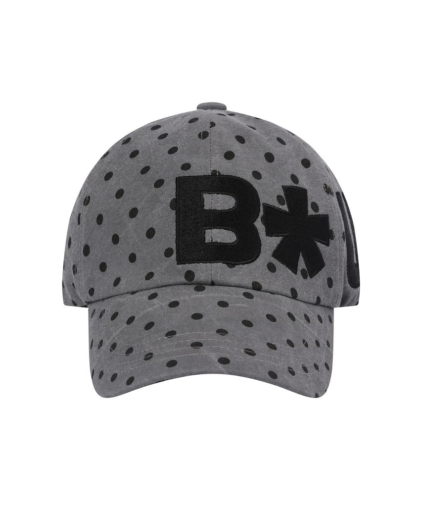 BAUF B Side Logo Ball Cap [Dot Grey]