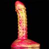 Female Soft Dildo Masturbator Oversized Alien Mixed Color Simulation Dildo Adult Supplies