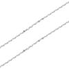 Goods Petal Necklace Platinum Pt850 [Happy Shop] Chain, 40cm, 1.2mm Wide,