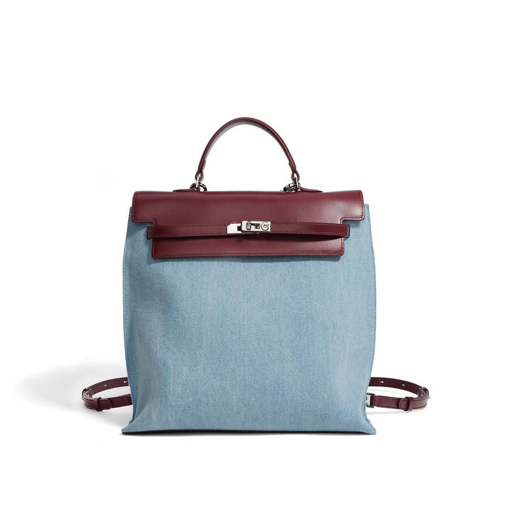 New High-end Large-capacity Cowhide Shoulder Bag Crossbody Handbag Bag