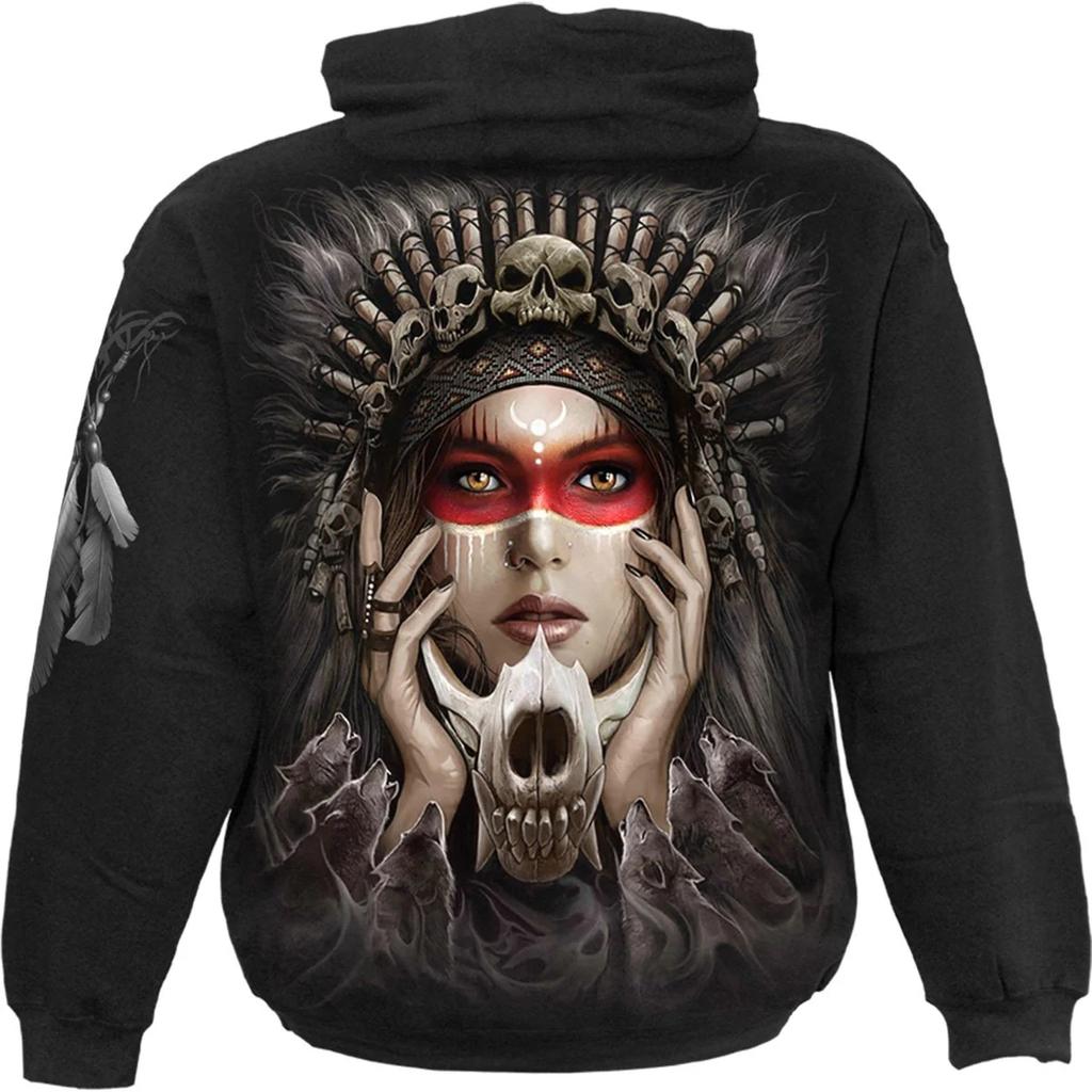 Spiral Direct Unisex Adult Cry Of The Wolf Hoodie