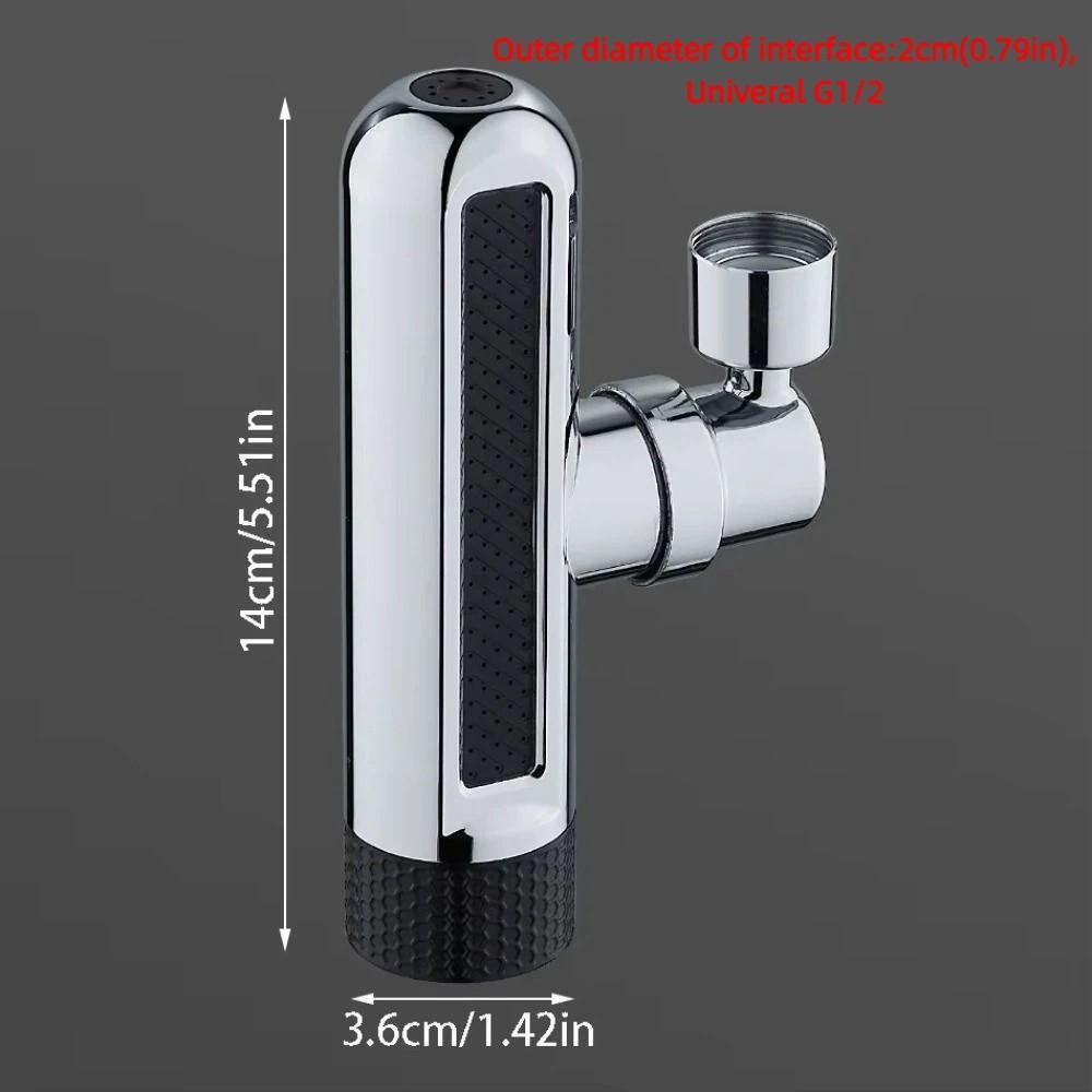 Water Saving Swivel Waterfall Faucet 360° Rotating Water Tap Extender Bathroom