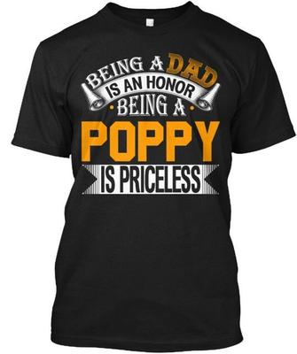 Papa Poppy T-Shirt Hergestellt in den USA Größe S bis 5XL