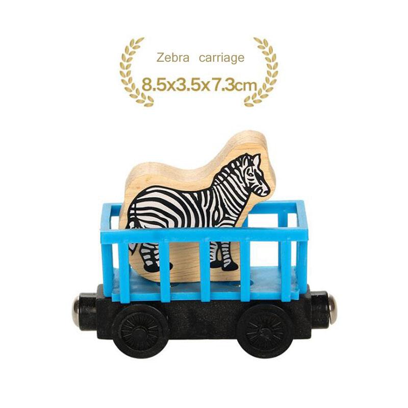 Wood Magnetic Train Plane Wooden Track Railway Helicopter Car Truck Accessories Toy For Kids Fit Wood Biro Tracks