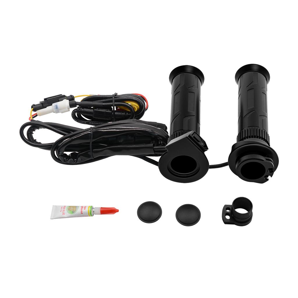 Motorcycle Electric Handlebar, Modified Handlebar Cover, Five Speed Intelligent Temperature Control, Riding Accessories, 12V