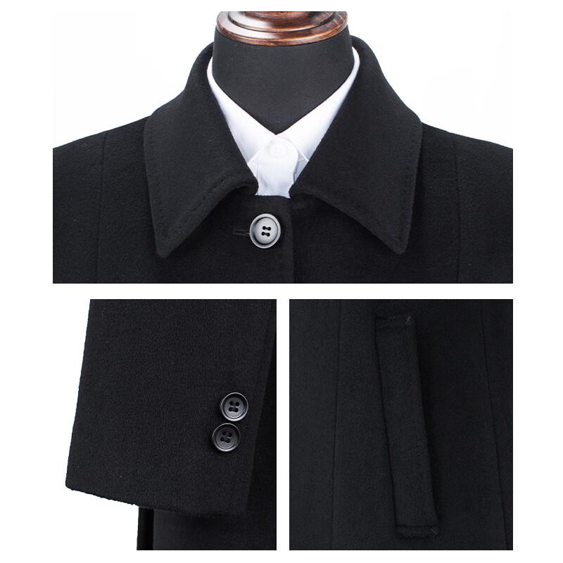 Tluoman Women's Business Wool Blend Overcoat