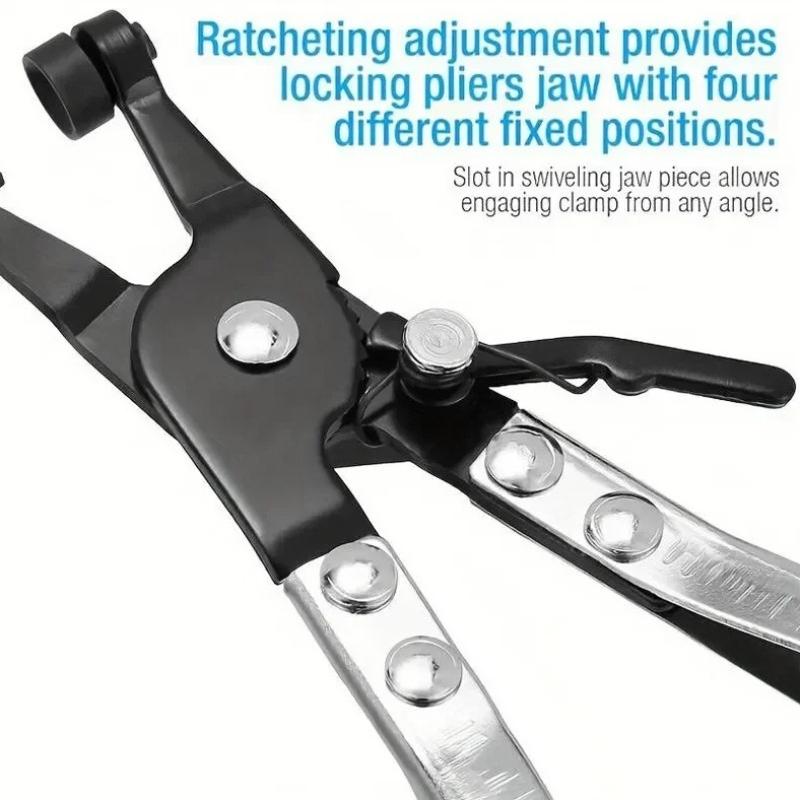 Automobile Water Pipe Calipers, Biting Tools with Rotary Drive, Extraction and Installation of Ring-shaped Flat Belt Hose Clamps