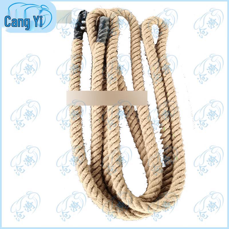 Jute Climbing Rope with Steel Hook